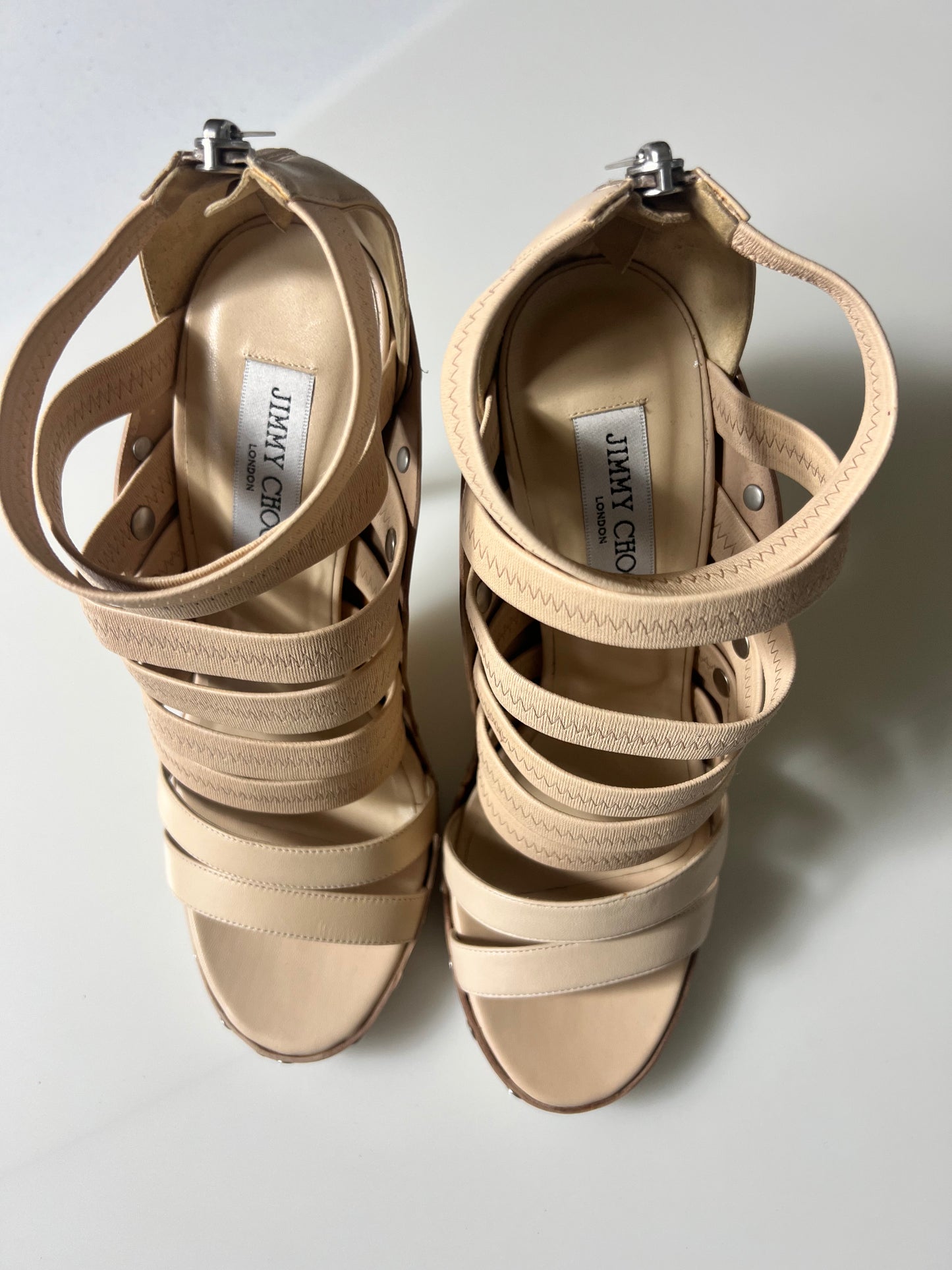 Jimmy Choo Nude Sandals