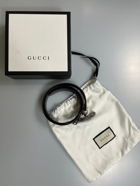 Gucci Crystal Dionysus Python Belt